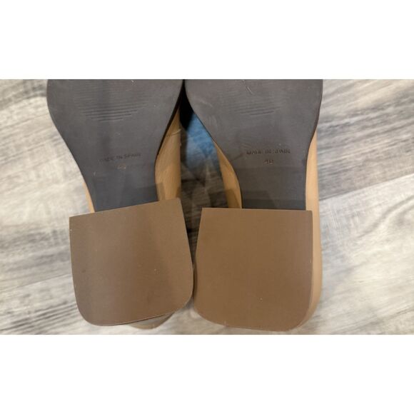 Angel Alarcon Leather Block Heels Size 40/ 9-9.5 US - Picture 5 of 6